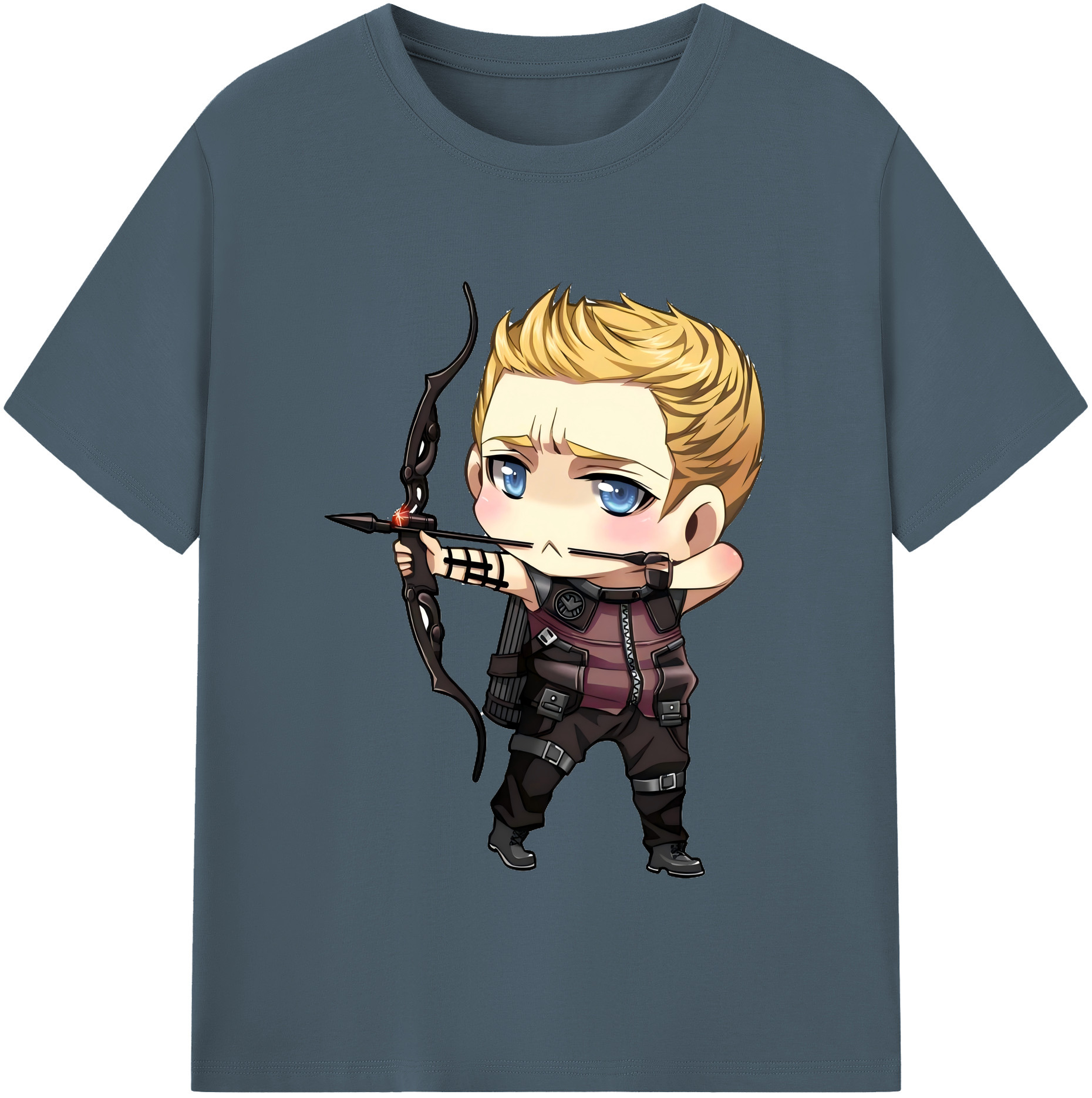 （画像用） アベンジャーズ The Avengers 綿100％半袖Tシャツ（フロントプリント）